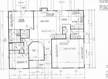 Custom floor plan