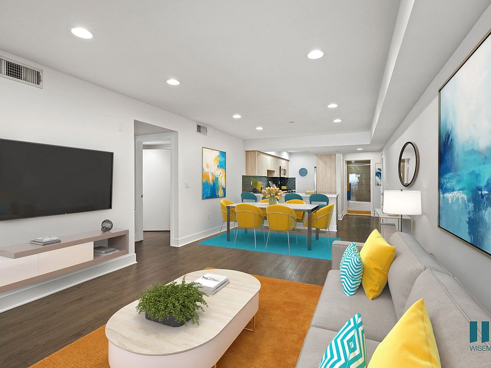 Open-Concept Living Room, Dining, and Kitchen