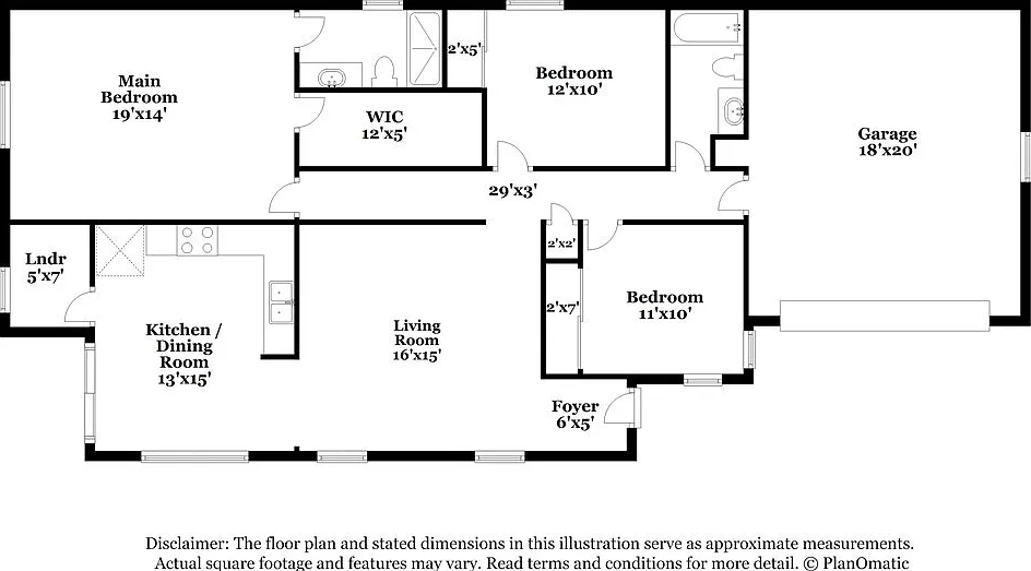 3 bed, 2.0 bath, 1366 sqft, $1,990 — Photo 3