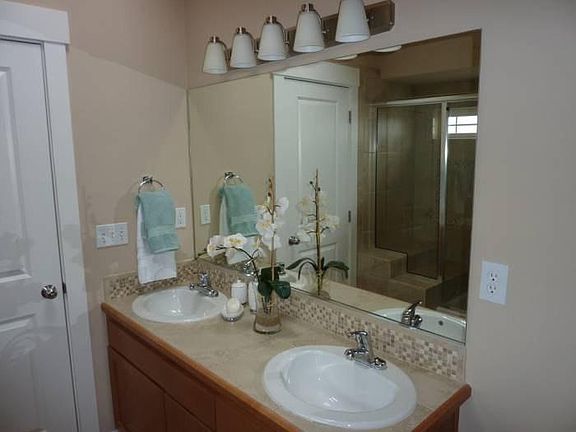 Two vanities in master