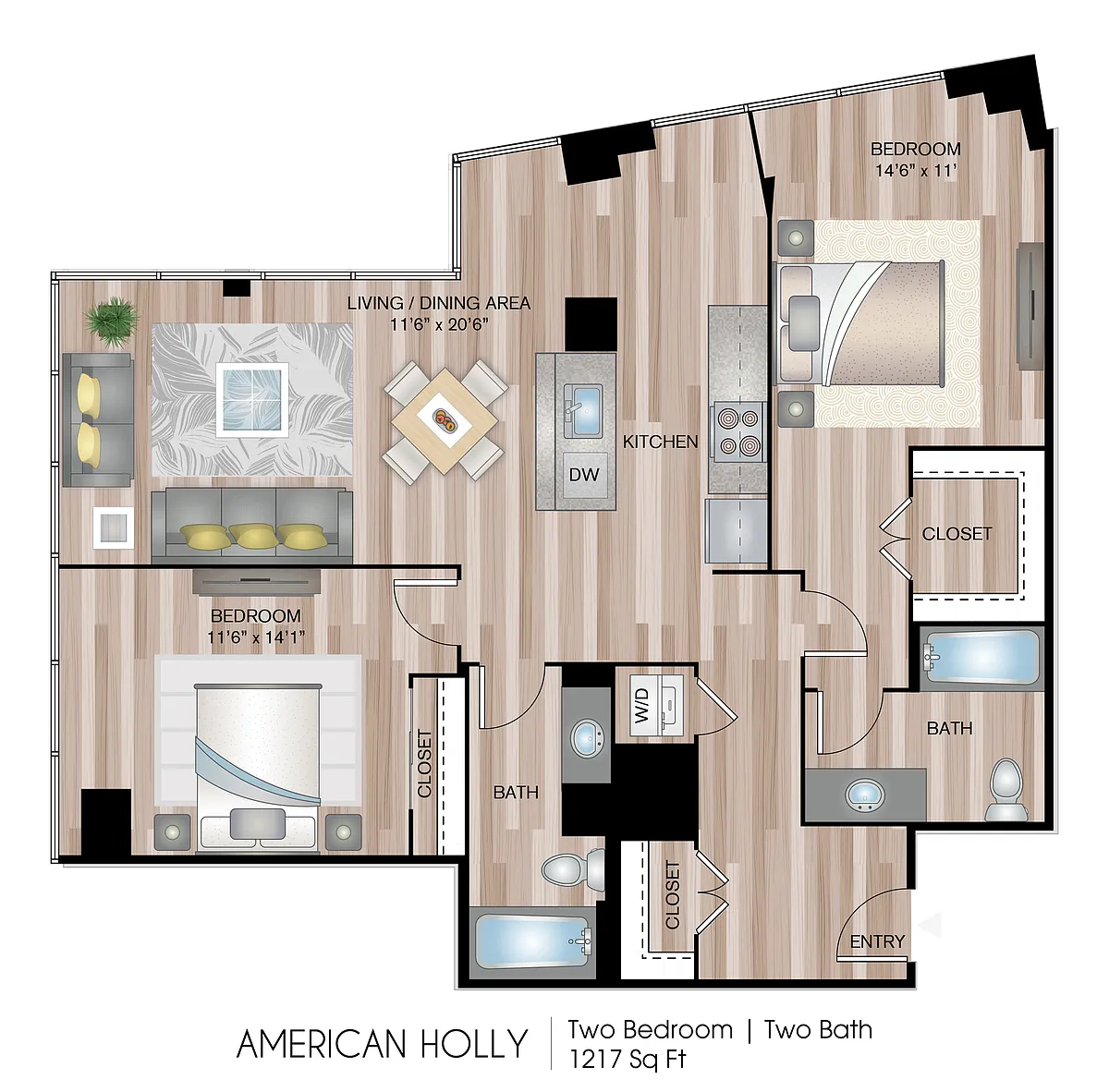 Floor plan American Holly