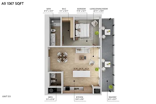 Floor plan A9