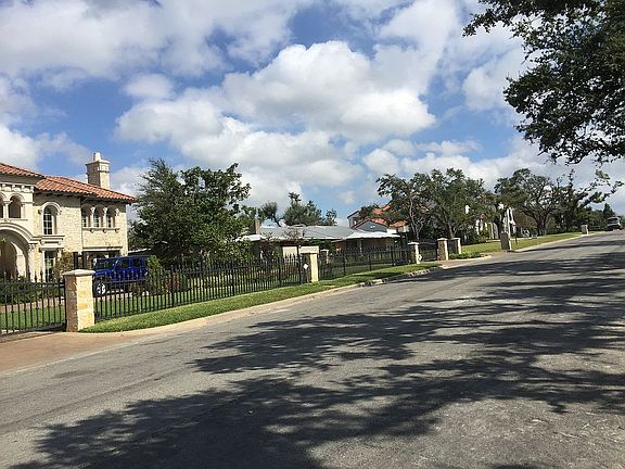 View of lot from West side. 