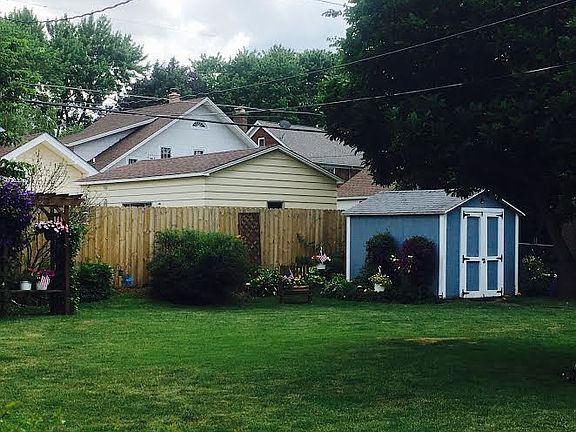 Private back yard and shed