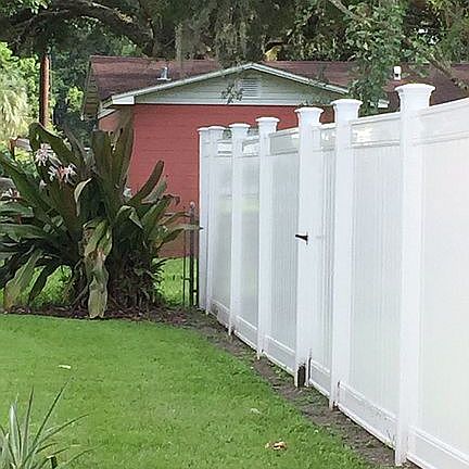 New PVC Fence in Mid 2018-1