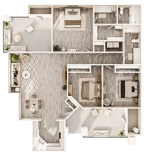 Floor plan Chopin