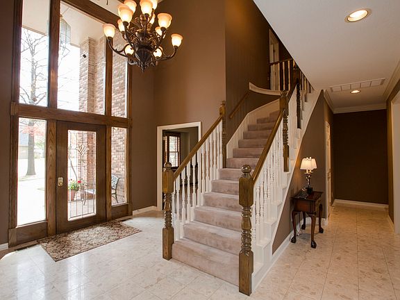 Grand Foyer with Exquisite Chandelier