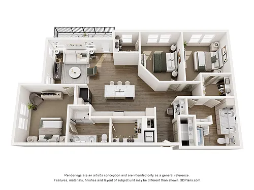 Floor plan Carroway