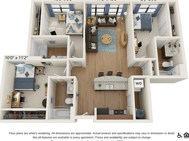 3 Bedroom 3 Bathroom C 3 Bedroom 3 Bathroom C