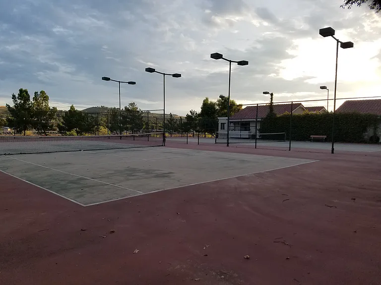 Lighted Tennis Courts