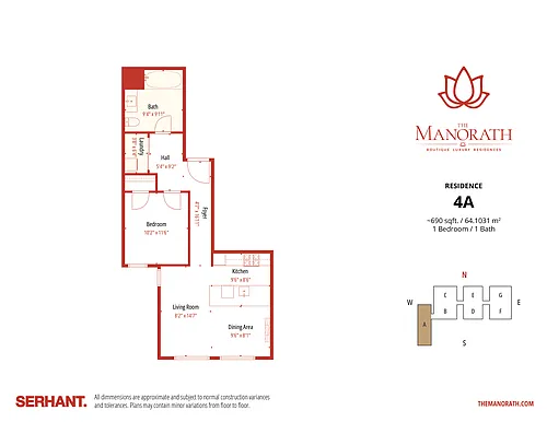 Floor plan A Line