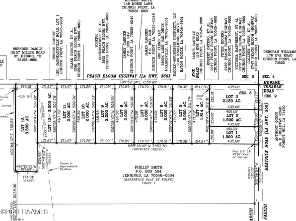 2700 Peach Bloom Hwy Lot 4, Church Pt, LA 70525
