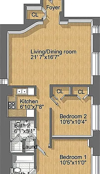 100 W 58th St #10G — Photo 14