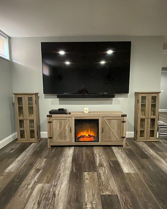 Basement tv area