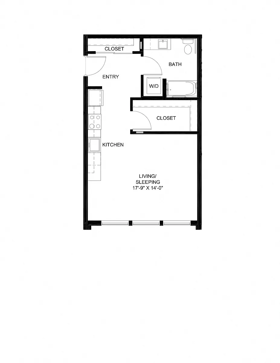 Floor plan Studio A4