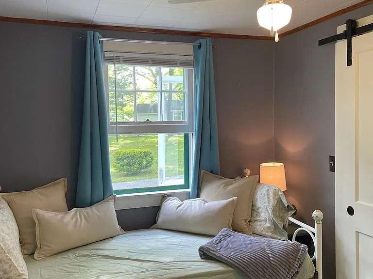 MASTER BEDROOM - 
BED CAN BE TOGETHER AS A KING OR SEPARATED