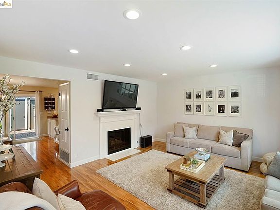 Living room and kitchen view together