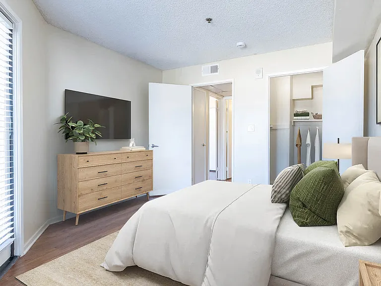 Bedroom with Hard Surface Flooring