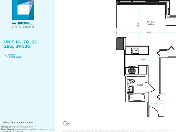 2nd image of 66 Rockwell Pl APT 26G
