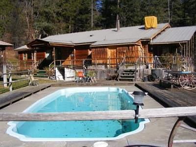 Looking at home frompool decking