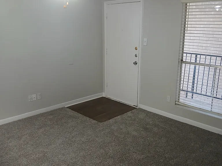 Entrance front door living room area.