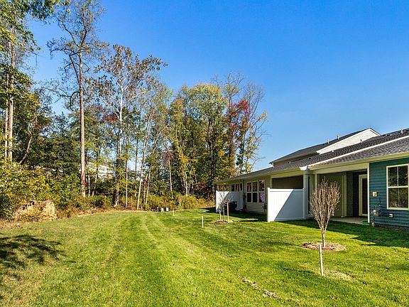 Ample green space in backyard