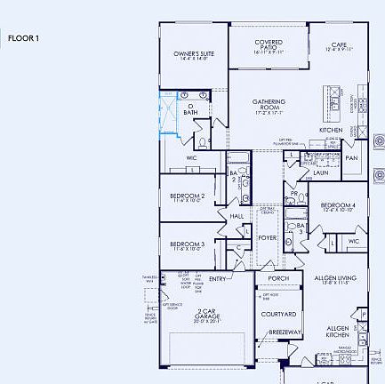 Coventry Floor Plan, Quick Move-In Home, Floor 1
