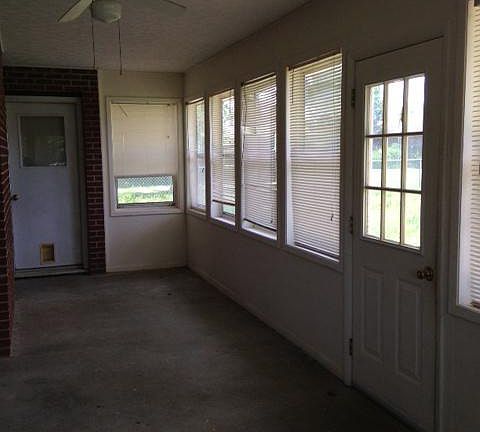 enclosed back porch