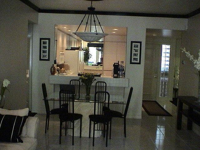 Living room and kitchen