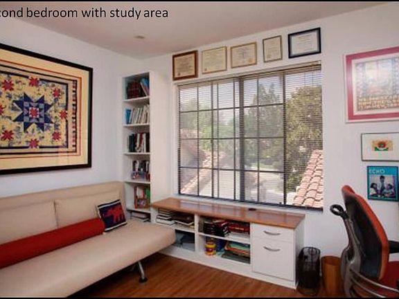 Second bedroom with study area