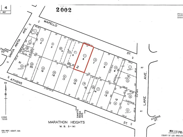 614 Wapello St Lot 6, Altadena, CA 91001