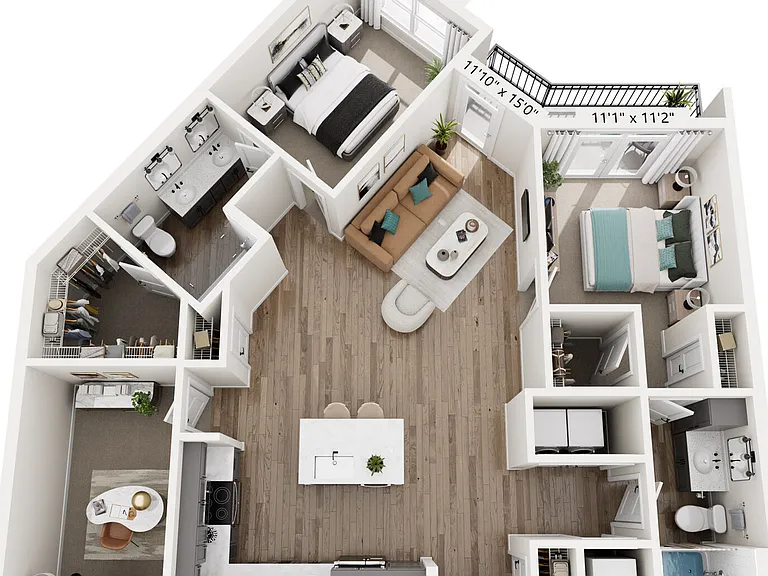 B10 floor plan The Hawkins