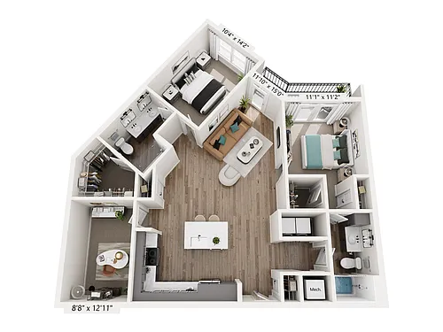 Floor plan B10