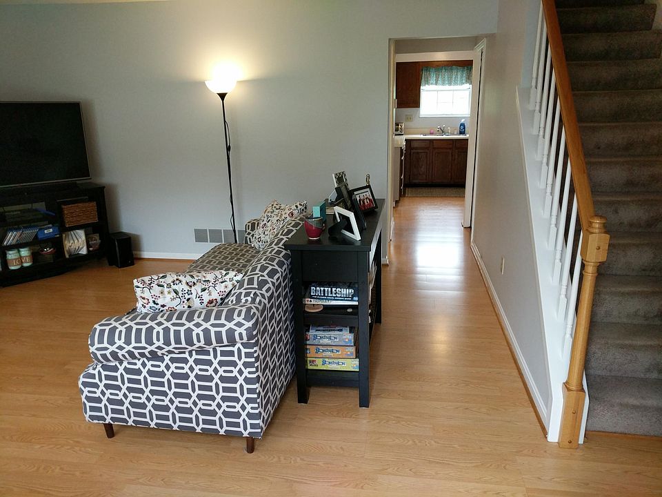 Living Room - straight to kitchen/dining area and half bath 