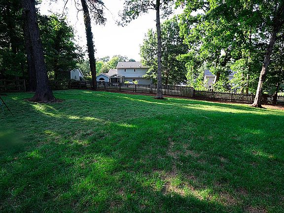 Large fenced in back yard