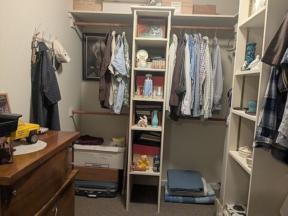 Master walk-in closet