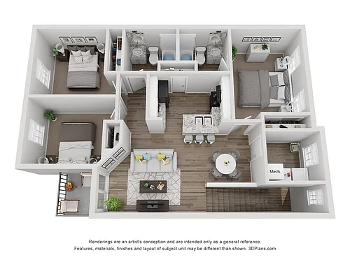 Floor plan 32C6c