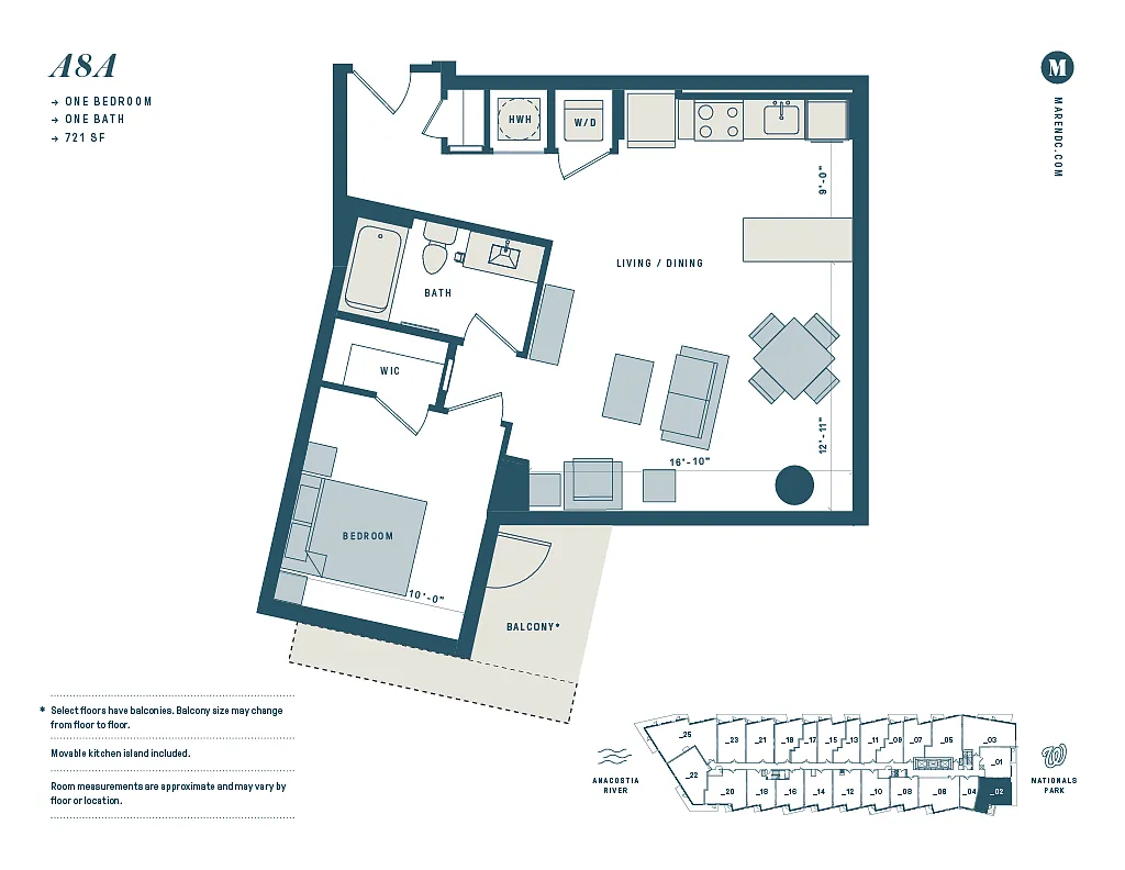Floor plan A8A