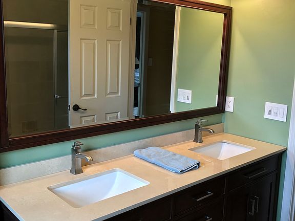 Newly-renovated bathroom