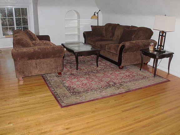 Spacious living and dining room