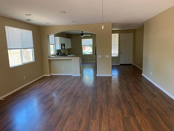 Door at the back of the photo is the main entrance to the house.