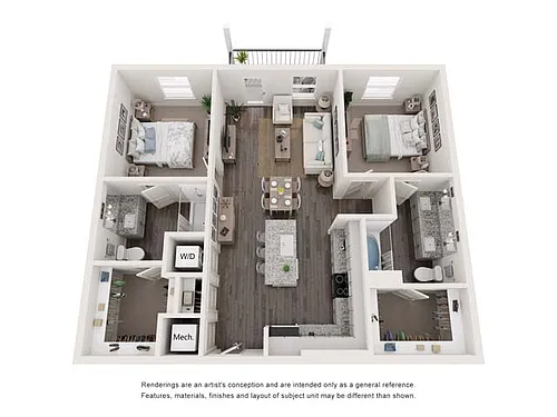 Floor plan B1