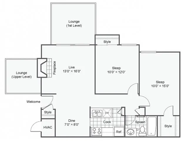 Floor plan Oxford