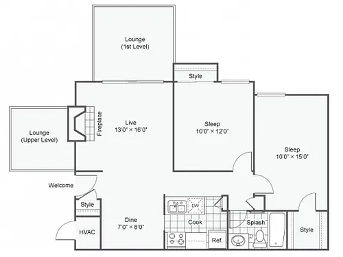 Floor plan Oxford