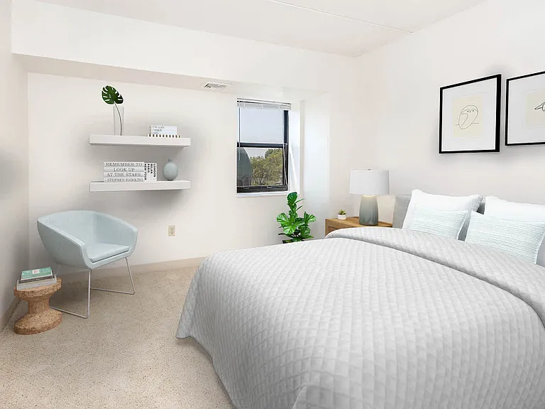 Carpeted Bedroom