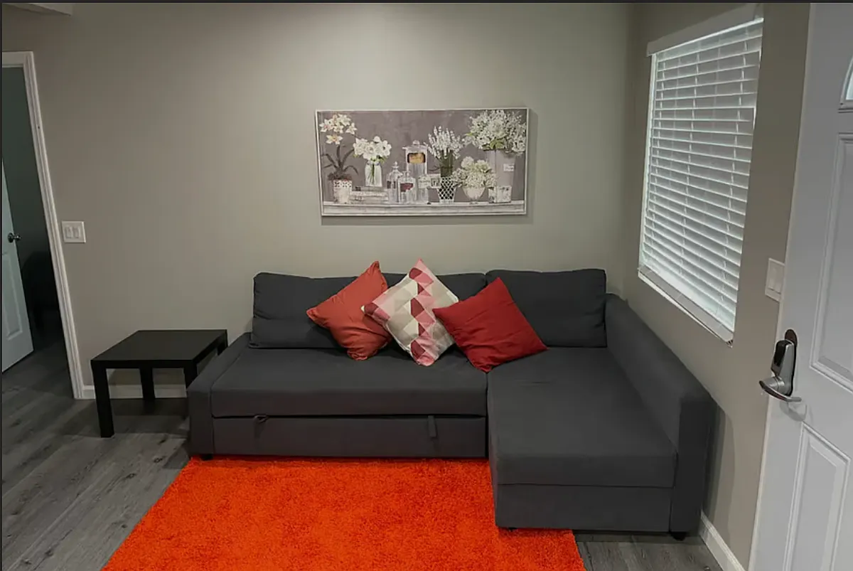 Living room couch - 2022 Ocean View Blvd