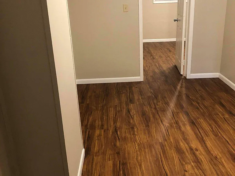 living room / kitchen combo into bedroom