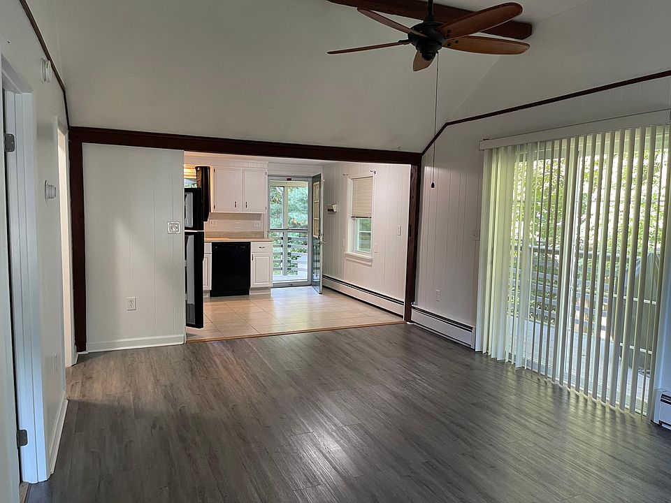 Living Room with sliding glass door to deck area