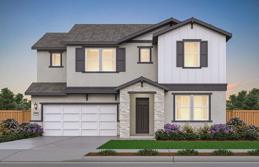 Plan 3 Modern Farmhouse Exterior C