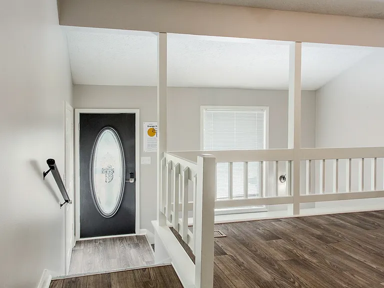 View to front door.